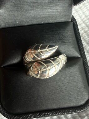 Sterling Silver Leaf Ring